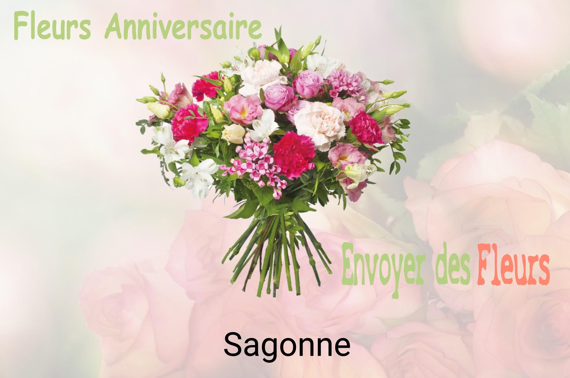 Bouquet de fleurs d’anniversaire livré à Sagonne